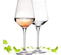 Imperial Athènes Lot de 2 verres à vin blanc en cristal cristalline Passe au lave-vaisselle 450 ml