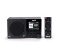 Imperial DABMAN 120BK DAB+ Radio FM avec Bluetooth 5.3, boîtier en bois, écran couleur TFT 3,5", lecteur USB et fonction de charge, système d'alerte ASA, 30 stations mémorisables, double alarme, 5 W