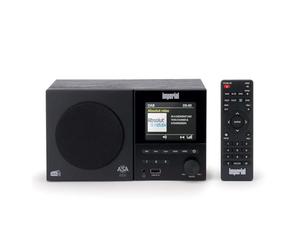 Imperial DABMAN 120BK Dab+ Radio FM avec Bluetooth 5.3, boîtier en Bois, écran Couleur TFT 3,5", Lecteur USB et Fonction de Charge, système d'alerte ASA, 30 Stations mémorisables, Double Alarme, 5 W