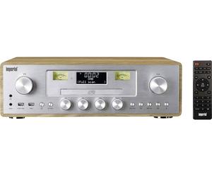 Imperial DABMAN 280CD Radio de table DAB+, FM DAB+, CD, Bluetooth, USB argent