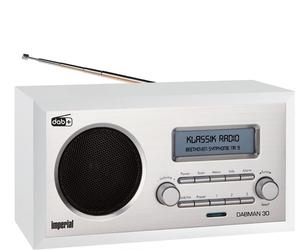 Imperial DABMAN 30 Personnel Analogique et numérique Argent, Blanc