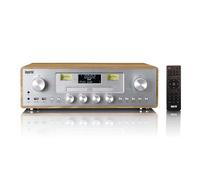 Imperial DABMAN280CDWDSI - Système audio tout-en-un avec radio DAB+/FM Bluetooth® lecteur CD USB et fonction ASA - Bois/Argent