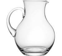 IMPERIAL glass Carafe en verre de 2 l - Carafe à eau bombée en verre Crystalline avec anse incurvée, « Havana » fabriquée à la main