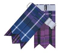 Imperial Kilt Products - Kilt écossais pour homme avec ajusteur de boucle, uni et tartan noir, Tartan Pride of Scotland, M-L