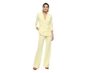 Imperial - P3E9Law Flared Pantalons - Femme - Pantalons - Jaune - Taille: 38 FR