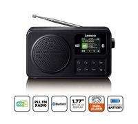Lenco PDR-033BK Radio portative DAB+, FM noir