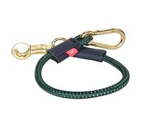 Imperial Riding Attache de remorque élastique, avec Mousqueton et Mousqueton - 60 cm - Vert forêt