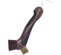 Imperial Riding - Couteau et brosse à sabot pour chevaux "IRH" TL5683 (taille unique) (Marron noyer)