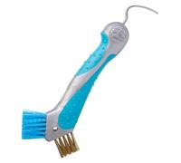 Imperial Riding - Cure-pied avec brosse pour chevaux IRH (Taille unique) (Turquoise vif)