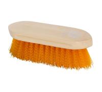 Imperial Riding Dandy Brosse dure IRH - Brosse dure robuste pour un nettoyage en profondeur du pelage - Élimine efficacement la saleté pour un pelage soigné et un look élégant - Orange fluo