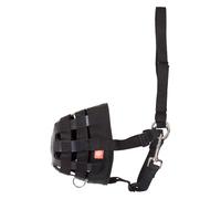 Imperial Riding Frein à Nourriture, Masque de pâturage pour Une Prise contrôlée de l'herbe, Noir, Taille L