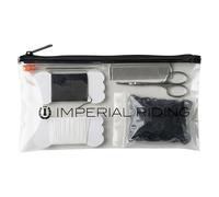 Imperial Riding IRH Basic Kit de tressage de crinière avec Accessoires de tressage, Aiguilles, Ciseaux, Peigne et Sac de Rangement