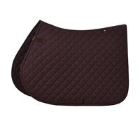 Imperial Riding IRH Basic VS Tapis de Selle Polyvalent en Polyester sergé avec Double Sangle de Fixation et Sangle de Billet, Bois