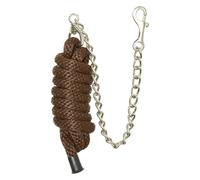 Imperial Riding IRH Chaîne Classique en Forme d'étalon avec Mousqueton, Corde en Fer et Mousqueton en Laiton Noyer