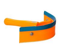 Imperial Riding IRH Couteau de Soudeur Efficace pour enlever l'eau et la Sueur, extracteur Ergonomique pour Le toilettage des Chevaux avec Un Look élégant et Stable, Orange Fluo