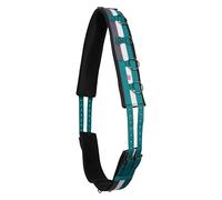 Imperial Riding IRH Deluxe Ceinture de Longe en Polyester avec Doublure en néoprène et Anneaux en métal Océan