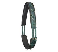 Imperial Riding IRH Deluxe Extra Ceinture de Longe Ergonomique avec sans Garrot et Anneaux en métal Vert forêt