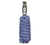 Imperial Riding IRH Deluxe Longe avec Fil de Lurex, Crochet de Panique, Nylon gainé, Bleu Bleuet