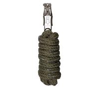 Imperial Riding IRH Deluxe Longe avec Fil de Lurex, Crochet de Panique, Nylon gainé, Vert Olive