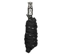 Imperial Riding IRH Deluxe Longe avec Fil de Lurex et Crochet de Panique en Nylon gainé Noir