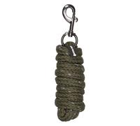 Imperial Riding IRH Deluxe Longe avec Fil de Lurex, Mousqueton, Nylon gainé, Vert Olive