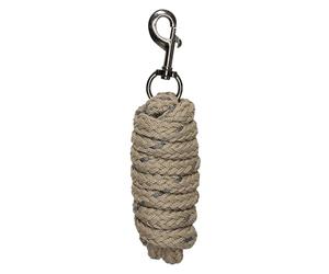 Imperial Riding IRH Deluxe Longe avec Fil de Lurex, Mousqueton, Nylon gainé, Vert Olive Clair