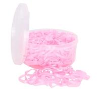 Imperial Riding IRH Élastiques tressés Extra Larges et Solides en Silicone pour crinière de Cheval, Rose, Taille 1