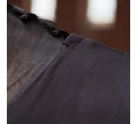 Imperial Riding IRH F&amental Couverture Polaire Respirante et légère, matériau Polaire Douillet, avec Sangles croisées et Fermeture de Poitrine, Couverture séchante Confortable pour Chevaux, Noir