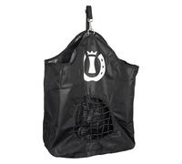 Imperial Riding IRH Feed Me Sac à Foin Robuste avec système de Suspension et Ouverture Avant, pour écurie et remorque, Noir, Taille 1