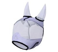 Imperial Riding IRH Fly Shield Masque Anti-Mouches avec Maille UV et Bordure en Polaire, Bleuet avec Oreilles