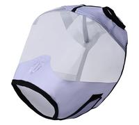 Imperial Riding IRH Fly Shield Masque Anti-Mouches avec Maille UV et Bordure en Polaire, Bleuet sans Oreilles, Masque intégral