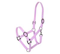 Imperial Riding IRH Licol Super résistant Brillant en Nylon imperméable et résistant aux Taches avec Finition Brillante, Design Robuste avec siège réglable et Mousqueton, Lilas, Poney