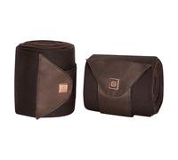 Imperial Riding IRH Lovely Lot de 4 Bandages en Jersey Polaire Doux, Respirants et indéformables, Fermeture, Accents métalliques, Bandages de qualité supérieure pour l'entraînement et Le Quotidien