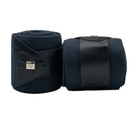 Imperial Riding IRH Lovely Lot de 4 Bandages en Jersey Polaire Doux, Respirants et indéformables, Fermeture, Accents métalliques, Bandages de qualité supérieure pour l'entraînement et Le Quotidien