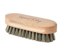 Imperial Riding IRH Natural Brosse épaisse pour cheval robuste avec poils naturels durs, nettoyage en profondeur du pelage avec dos en bois pour la vie quotidienne à l'écurie