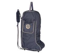 Imperial Riding IRH Sac rembourré pour Bottes d'équitation, avec bandoulière et Compartiment Avant, Rangement de Protection pour écurie, Tournoi, Transport, Accessoires d'équitation, Bleu Marine