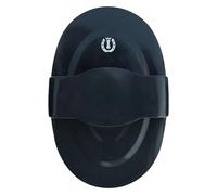 Imperial Riding IRH Soft Étrille à Ressort, avec poignée, Grande étrille Flexible en Plastique avec poignée Ergonomique, Nettoyage Efficace du Pelage pour Le toilettage Quotidien des Chevaux, Bleu