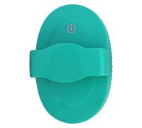 Imperial Riding IRH Soft Étrille à ressort avec poignée, grande étrille flexible en plastique avec poignée ergonomique douce, nettoyage efficace du pelage pour le toilettage quotidien des chevaux