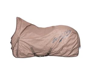 Imperial Riding IRH Super-Dry Couverture d'extérieur imperméable et Respirante en Polyester 600D Doublure Polaire Robuste pour Chevaux Coupe élégante et Design élégant Cappuccino 165