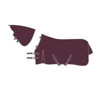 Imperial Riding IRHBasic Couverture d'extérieur 300 g, sans Couvre-Cou, Couverture d'extérieur Chaude, matériau résistant aux intempéries, Soufflet d'aisance, Polyester 600D, Sangles croisées, Lacets