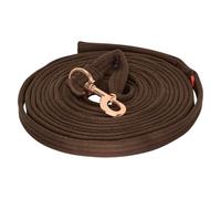 Imperial Riding IRHExtra, Longe en Nylon, 7,8 m, Largeur 2,5 cm, Noyer