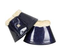 Imperial Riding IRHLovely Cloches de Sabot amortissantes et Anti-frottements avec Doublure en néoprène et Fermeture - Cloches Robustes pour l'entraînement et la Vie Quotidienne - Bleu Marine