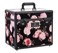 Imperial Riding IRHShiny Boîte de Nettoyage avec Serrure à Combinaison, Compartiments réglables, boîte de Rangement pour ustensiles de Nettoyage, avec Miroir dans Le Couvercle, 38 x 28 x 32 cm, Motif