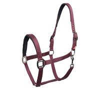Imperial Riding Licol de Sport Classique en Nylon Durable, Doux rembourré avec néoprène, réglable, avec Mousqueton et raccords de Luxe Or Rose/Or, Licol Confortable pour Cheval, Figue, COB
