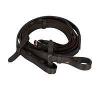 Imperial Riding Rênes antidérapantes en Cuir avec Grip antidérapant Marron