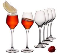 Imperial Rome Lot de 6 verres à liqueur 70 ml - Verre à liqueur avec pied - En verre Crystalline - Passe au lave-vaisselle - Léger et transparent - Forme de tulipe classique