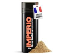 IMPERIO Fibre Capillaire Pour Épaissir les Cheveux & Cheveux Volumineux en Secondes. Poudre Densifiante Cheveux pour un Look Authentique. 100% Naturel! Qualité Salon - 26g (blond foncé)