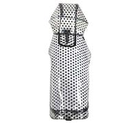 Impermeabile a pois modello Cirè con cappuccio per cani Croci