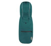 Record - Imperméable pour Chiens Diran Pliable avec Capuche, Coupe-Vent. avec élastiques pour Pattes arrière et Bandes réfléchissantes. Pratique et Protecteur pour Chaque Climat | Rouge, 2XS