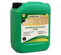 Imperméabilisant Façade Incolore Haute Performance Formule Végétale-ImperGuard Spécial Façade-Pierre Enduit Crépis-5ans-5L-50m2